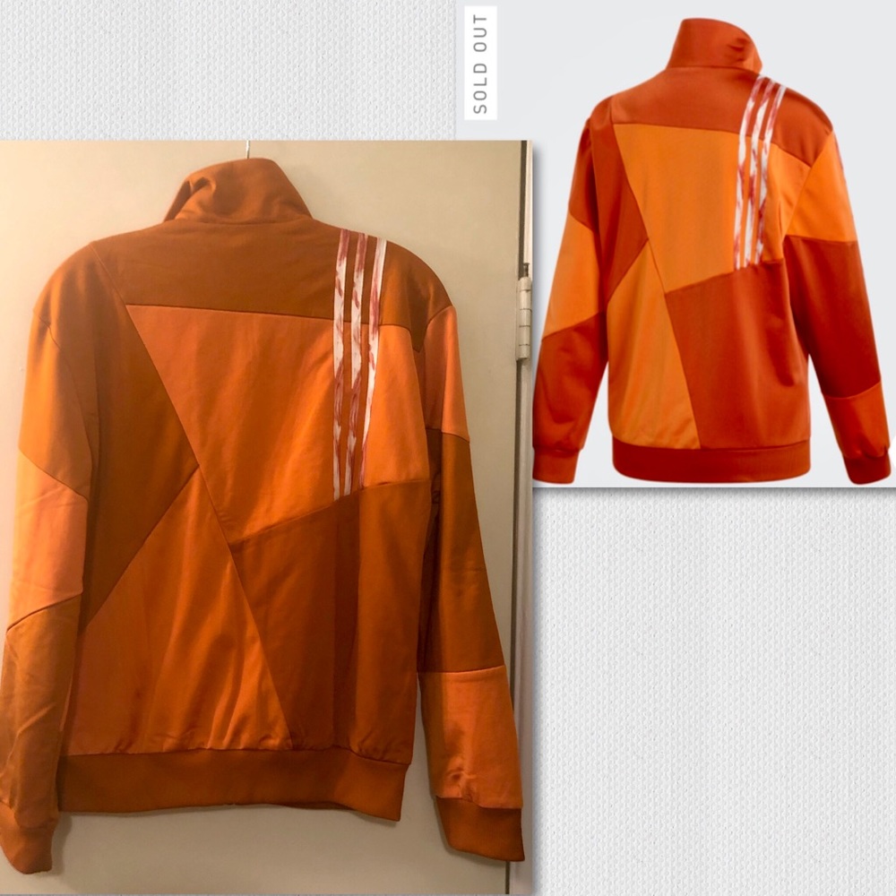 New Adidas Danielle Cathari Collab Track Jacket Firebird Burnt Orange XS Rare - Picture 15 of 16
